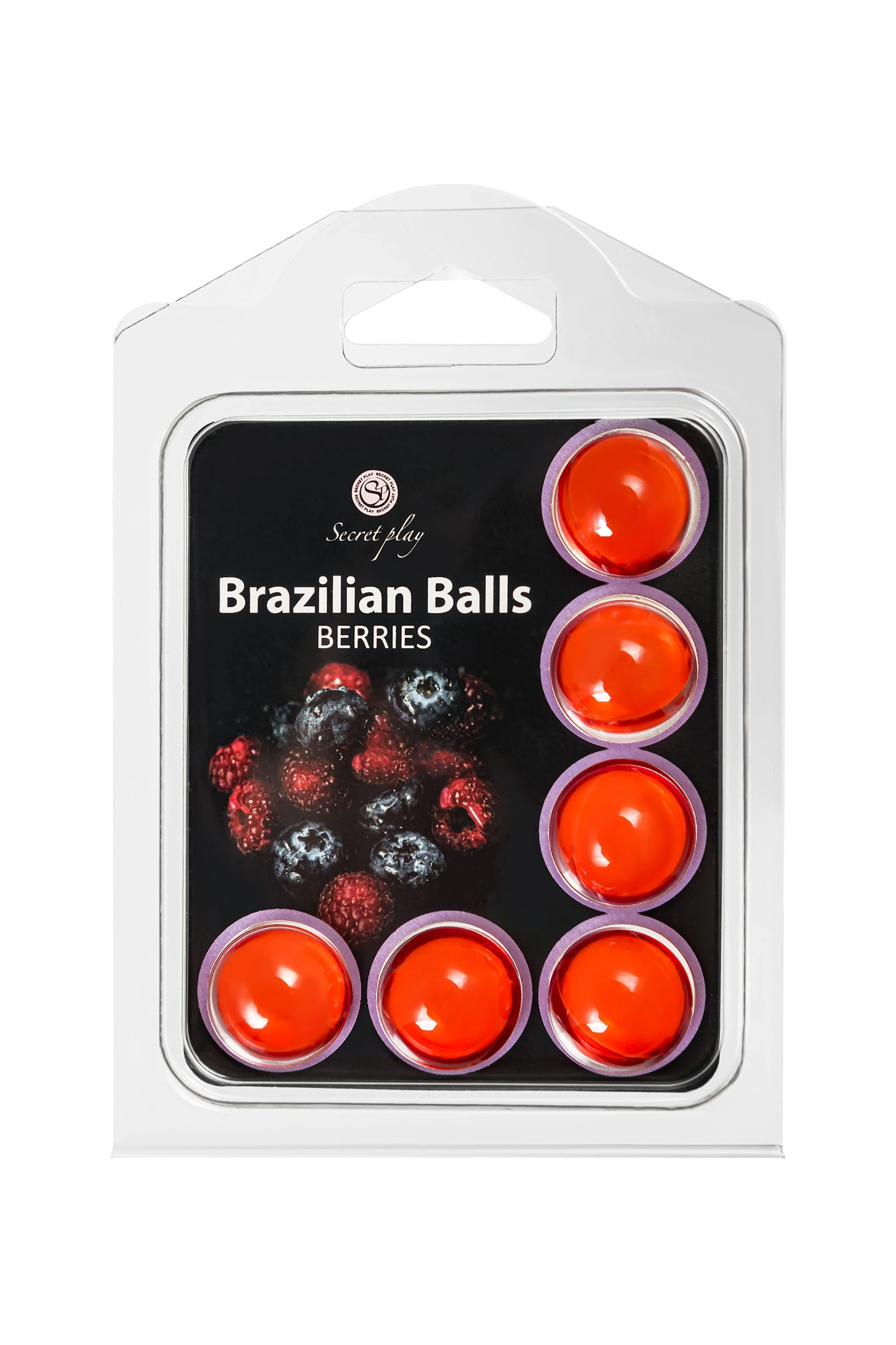 Массажные шарики Secret Play, Brazilian Balls, 6 штук с ягодным ароматом - изображение товара