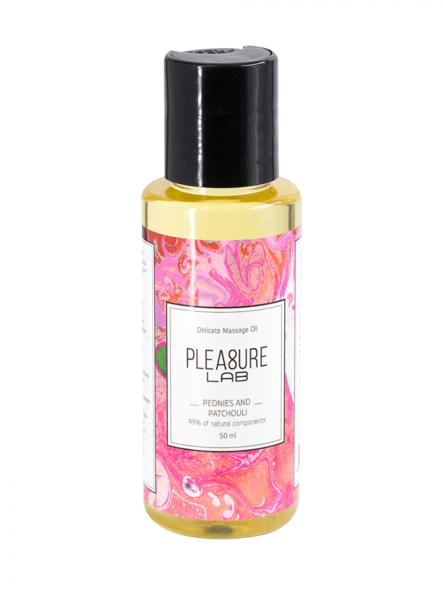 Массажное масло Pleasure Lab Delicate с ароматом пиона и пачули - 50 мл. - изображение товара