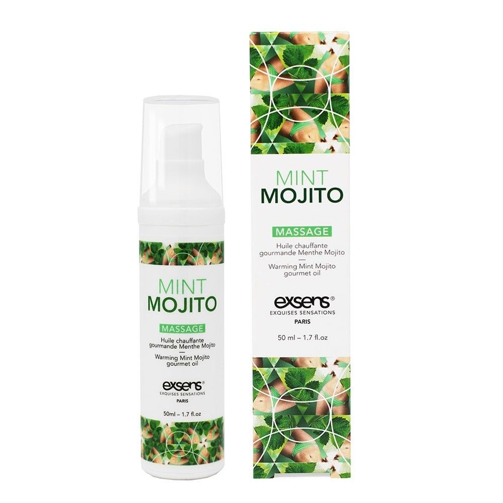 Разогревающее массажное масло с ароматом мохито Gourmet Mint Mojito - 50 мл. - изображение товара