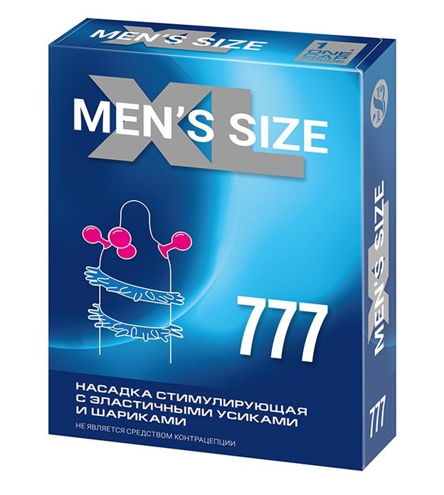 Стимулирующая насадка на пенис MEN SIZE 777 - изображение товара