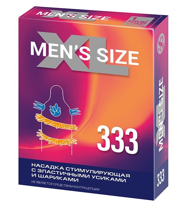 Стимулирующая насадка на пенис MEN SIZE 333 - изображение товара