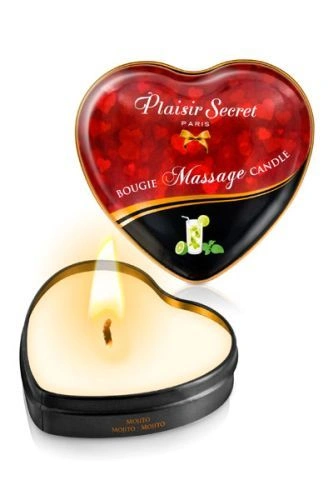 Массажная свеча с ароматом мохито Bougie Massage Candle - 35 мл. - изображение товара